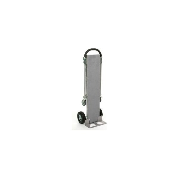 Global Equipment Carpeted Aluminum Snap-On Deck for Senior Aluminum 2-in-1 Hand Trucks 241850 - main